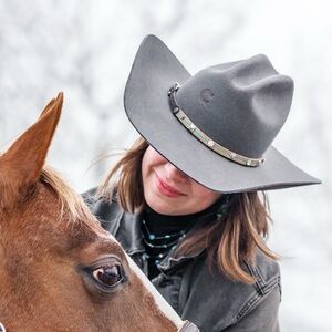 Grey Charlie horse cowboy hat